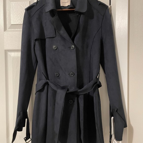 ORSAY - trench coat  size  EUR 42 (L-XL), black color - NEW - Picture 5 of 8